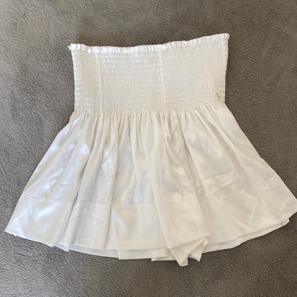 White Daisy Skort